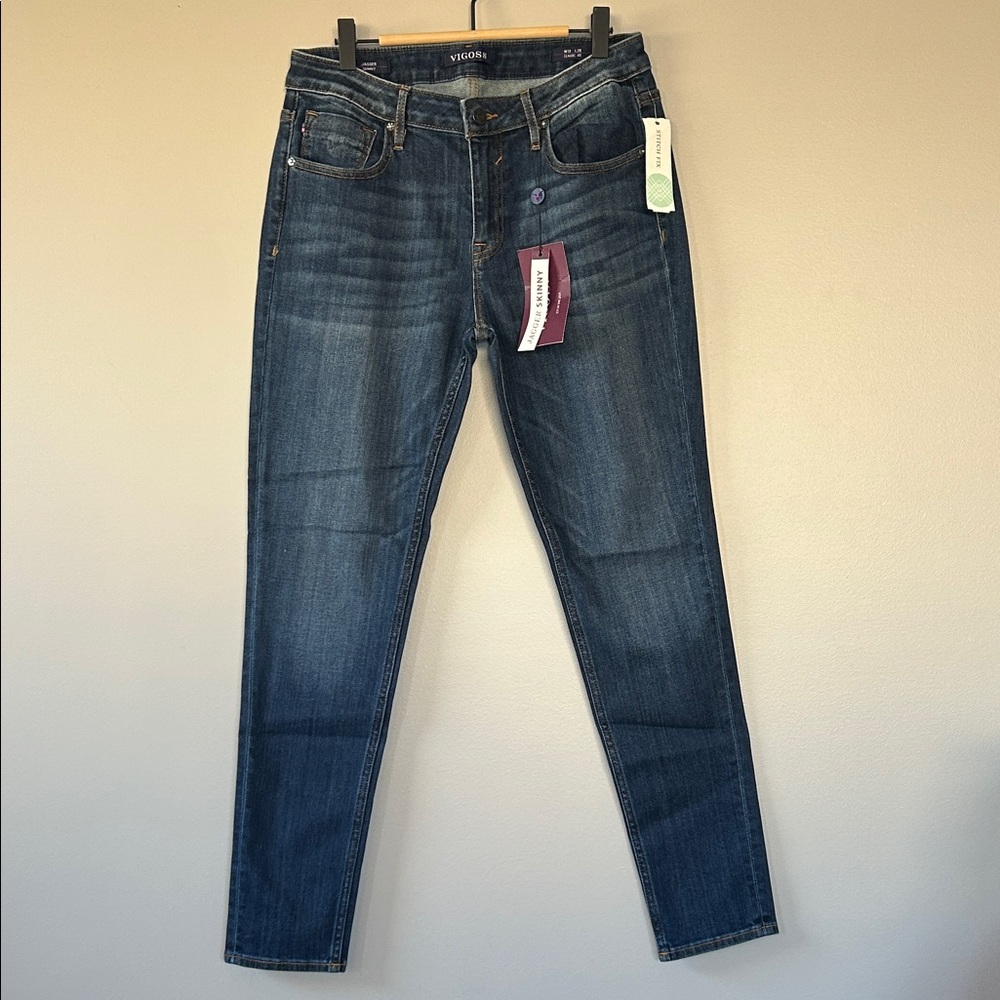 Vigoss Jagger Skinny Jeans Indigo (Dark Blue) Wash Size W31 L29 Stitch Fix